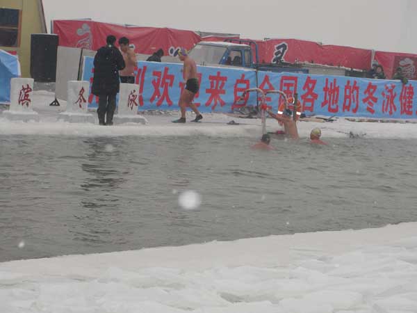 Winter Swimming Activity Harbin